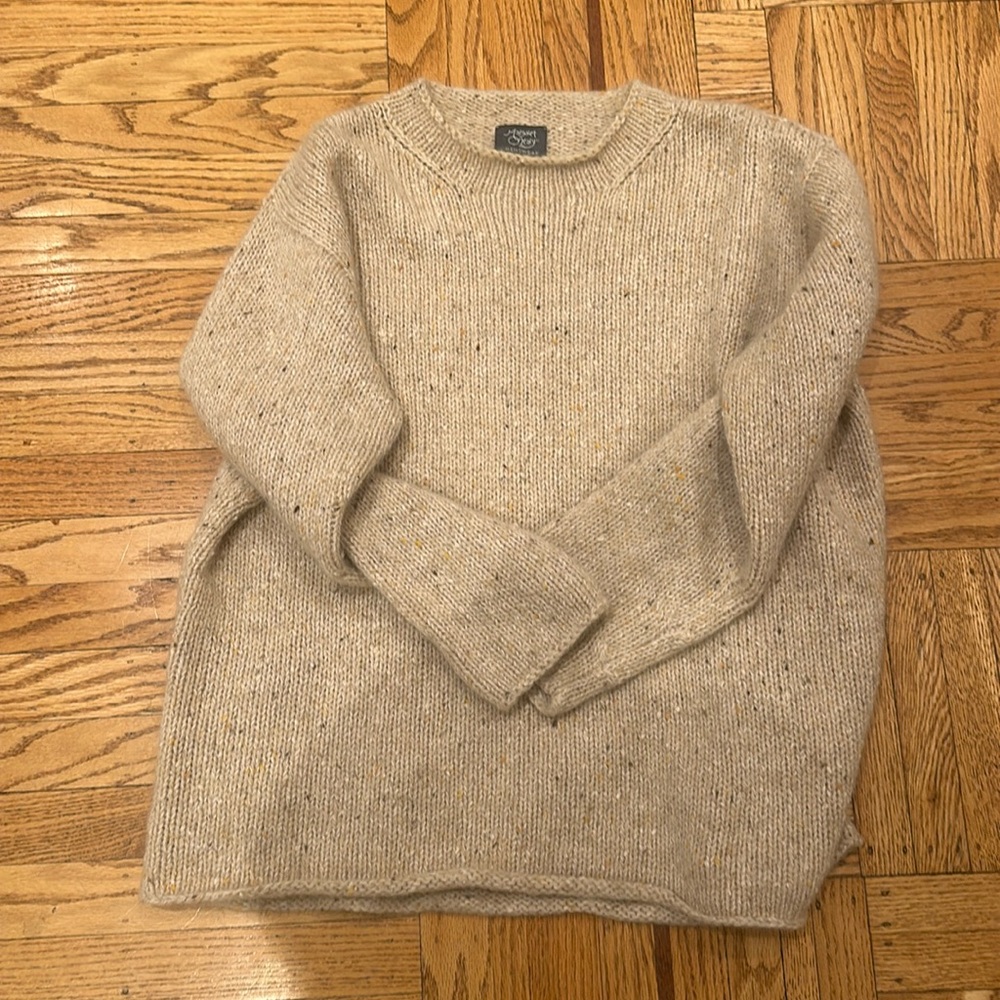 Men's /Women's Margaret O'Leary Wool Hand Knit sweater Excellent condition